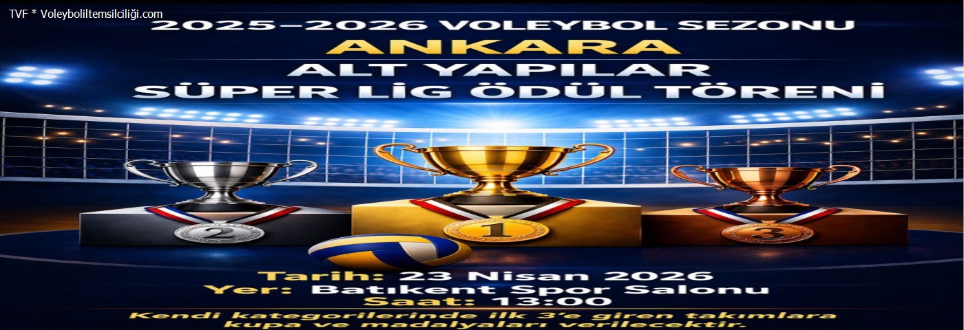 ALTYAPILAR SÜPER LİG ÖDÜL TÖRENİ